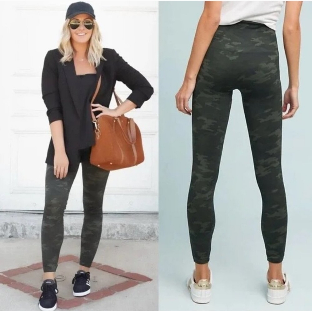 Like New Spanx Camo Leggings Size Medium